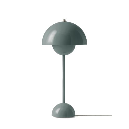Flowerpot VP3 Tischleuchte, Stone blue