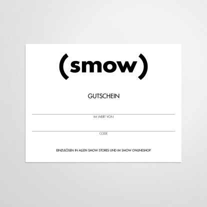 smow Geschenkgutschein, 50 EUR, PDF-Gutschein per E-Mail, Deutsch