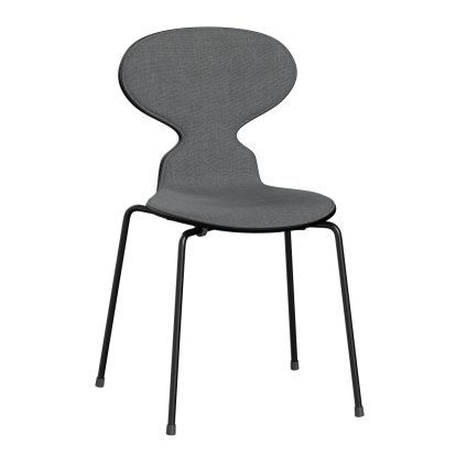 Ameise 3101 Stuhl mit Frontpolster, Gefärbte Esche, Black, Remix 143 - Grau, Black