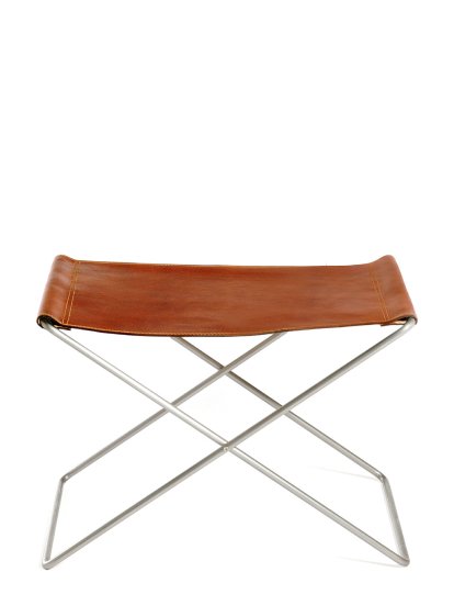 Ox Stool, Haselnuss, Edelstahl