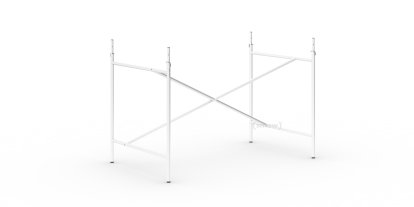 Eiermann 1 Tischgestell , Weiß, mittig, 110 x 66 cm, Mit Verlängerung (Höhe 72-85 cm)