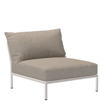 Level 2 Lounge Sessel, Muted White, Ash