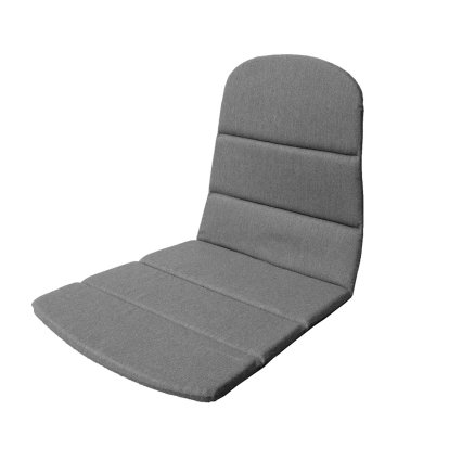 Kissen für Breeze Stuhl, Sitz- und Rückenkissen, Natté, Grey