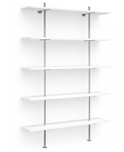 Regal Eiermann, Melamin weiß, 160 cm, 238 cm