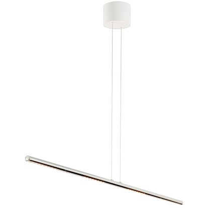 LUM Pendelleuchte, 135 cm, Verchromt