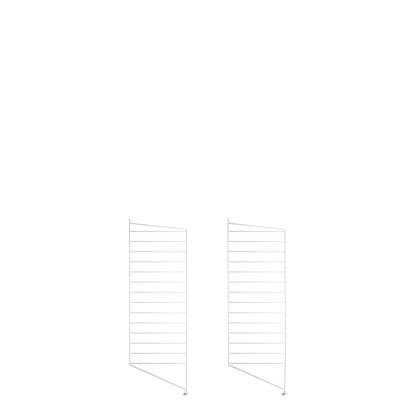 String System Bodenleiter, 2er Set, 85 x 30 cm, Weiß