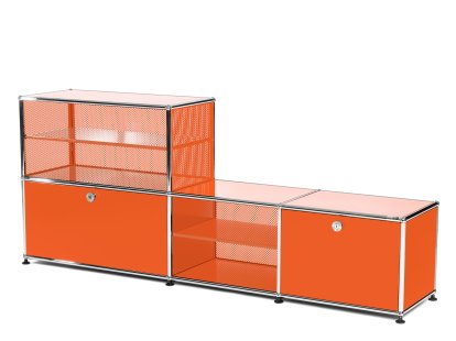 USM Haller Garderobenregal/Bank Typ 2, Reinorange RAL 2004