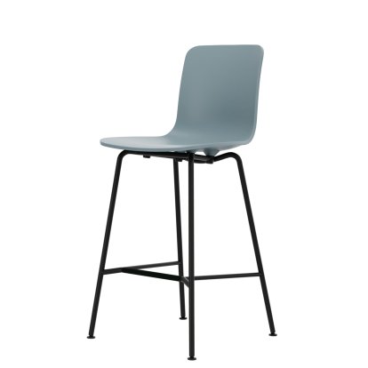 HAL RE Barhocker, Eisgrau RE, Küchenvariante: 645 mm, Pulverbeschichtet basic dark