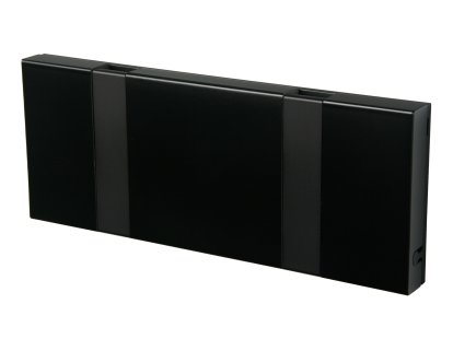 Knax, 2 Haken, schwarz, MDF schwarz lackiert