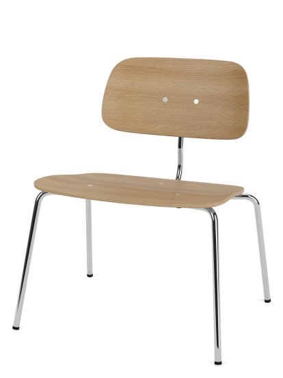 Kevi 2063 Loungestuhl, Oak / chrome