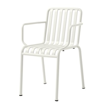 Palissade Stuhl, Cream white, Mit Armlehnen