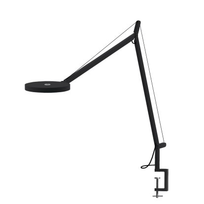 Demetra LED Tischleuchte, schwarz, mit Schraubklemme für beliebige Tischplatte