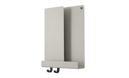 Folded Wandregal, H 40 x B 29,5 cm, Grau