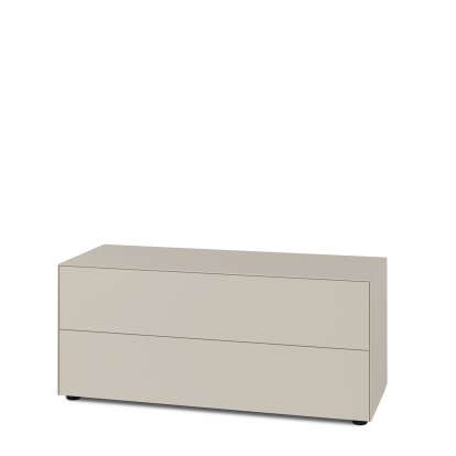 Nex Pur Box 2.0 mit Schubkästen, 48 cm, H 50 cm (2 Schubkästen) x B 120 cm, Silk