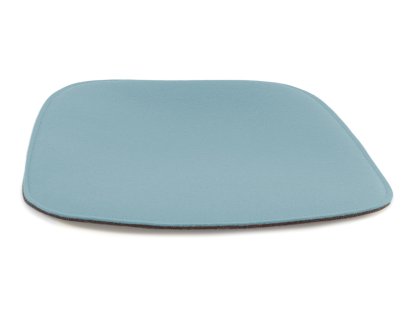 Sitzauflage für Eames Armchairs, Mit Polster, eisblau