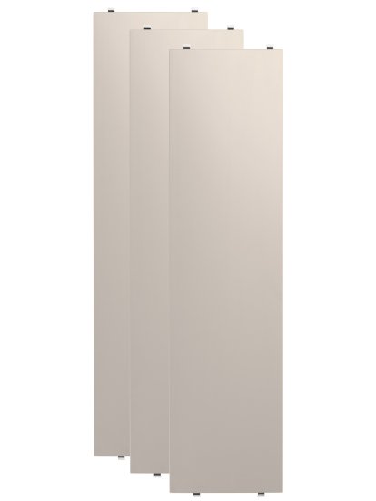 String System Regalböden (3er Pack), 78 x 20 cm, Beige lackiert