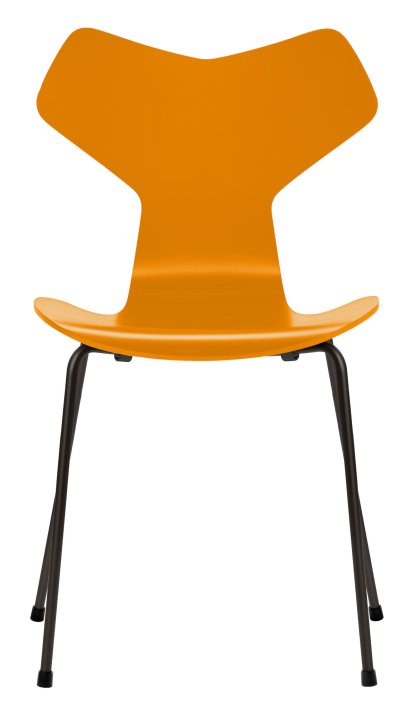Grand Prix 3130 Stuhl, Lack, Burnt yellow, Black