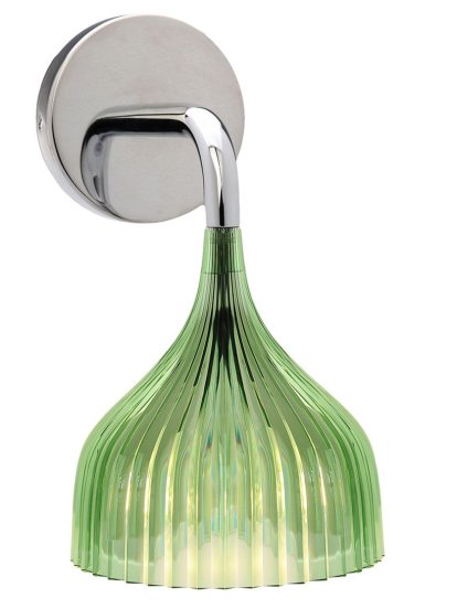 É Pendelleuchte / Wandleuchte, Wandleuchte, Transparent, Grün