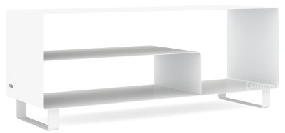Sideboard R 111, Einfarbig, Signalweiß (RAL 9003), Kufen lackiert in Außenfarbe