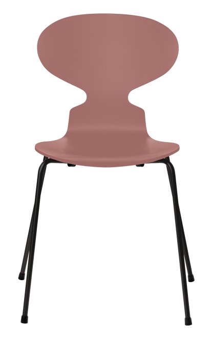 Ameise 3101 Stuhl, Lack, Wild rose, Black