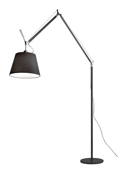 Tolomeo Mega Terra Stehleuchte LED, Stoff schwarz, 32 cm