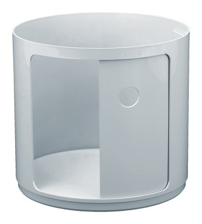 Componibili Container rund großes Fach, silber