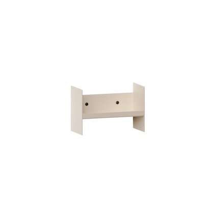 Pli Wandregal Slim, 20 cm, Creamweiß, Ohne Haken