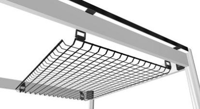 USM Haller Kabelkorb für USM Haller Tisch, Tischtiefe 100 cm