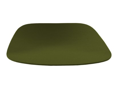 Sitzauflage für Eames Armchairs, Ohne Polster, olive dunkel