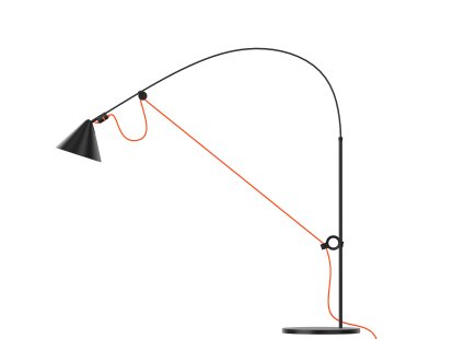 Ayno Tischleuchte, Schwarz, Orange, 3000 K