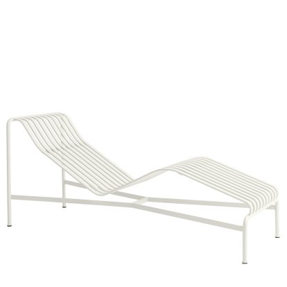 Palissade Liegestuhl, Cream white, Ohne Auflage, Ohne Nackenkissen