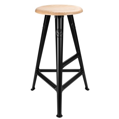 Rowac-Schemel Modell I - 75 cm, Esche, schwarz matt
