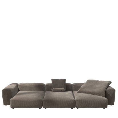 Vetsak Sofa Set 5, Cord velours - Mocha, Mit Kissen