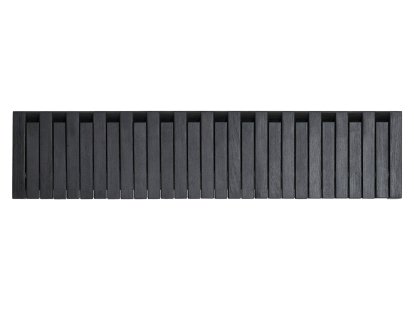 Xylo Garderobe, Eiche schwarz lackiert