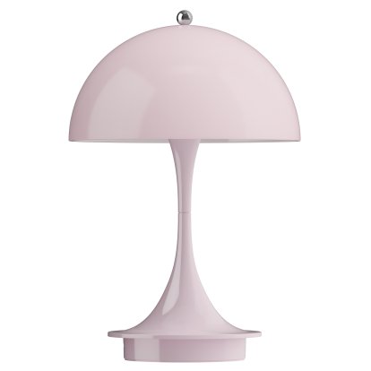 Panthella 160 Akkuleuchte, Opal blassrosa