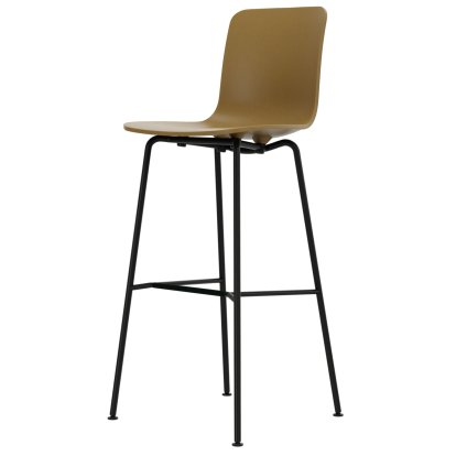 HAL RE Barhocker, Cardboard RE, Barvariante: 780 mm, Pulverbeschichtet basic dark