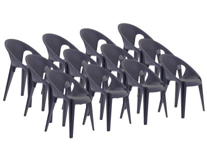 Bell Stuhl Set, 12er Set, Midnight