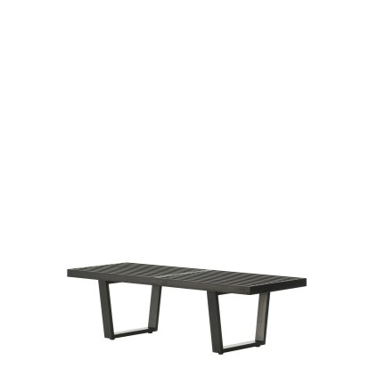 Nelson Bank, 122 x 46,9 x 35,3 cm, Esche schwarz