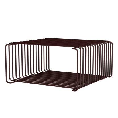 Panton Wire Low Regal, 35 cm, Black Red