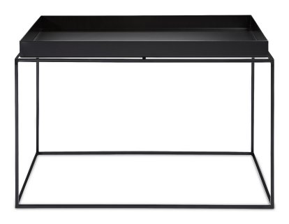 Tray Beistelltisch, H 35/39 x B 60 x T 60 cm, Black