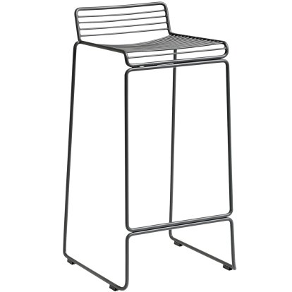 Hee Barhocker, Barvariante: Sitzhöhe 75 cm, Asphalt