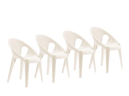 Bell Stuhl Set, 4er Set, High Noon