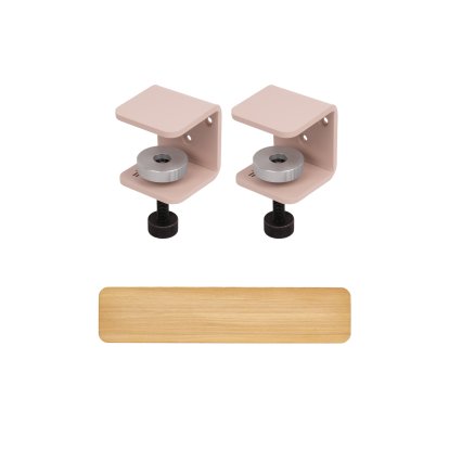 Tiptoe Wandregal Eiche massiv, Wandregal 90 cm, TipToe x HEJU - Aurora Rosa