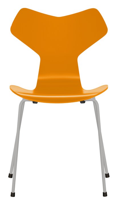 Grand Prix 3130 Stuhl, Lack, Burnt yellow, Nine grey