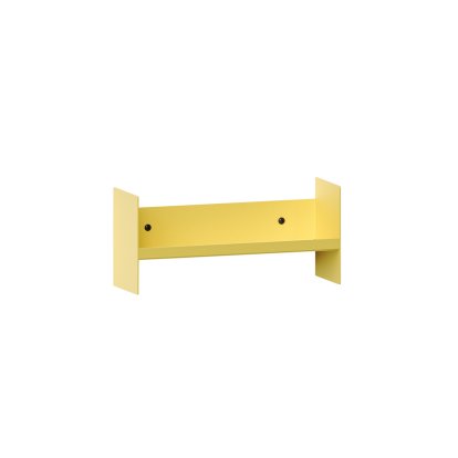 Pli Wandregal Slim, 30 cm, Neapelgelb, Ohne Haken