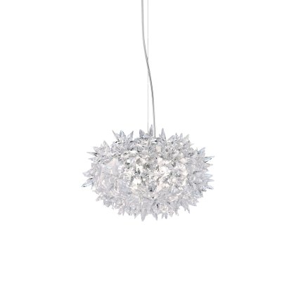 Bloom Pendelleuchte, Klein (ø 28 cm), Transparent/glasklar