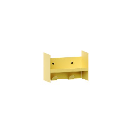 Pli Wandregal Slim, 20 cm, Neapelgelb, Mit Haken