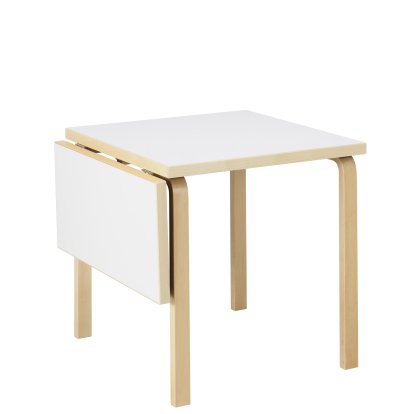 Aalto Tisch klappbar, Laminat weiß