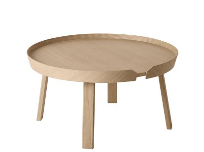 Around Couchtisch, Groß (H 36 x Ø 72 cm), Eiche natur