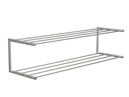 Nova Schuhablage, B 101,9 x T 30 cm, Edelstahl gebürstet